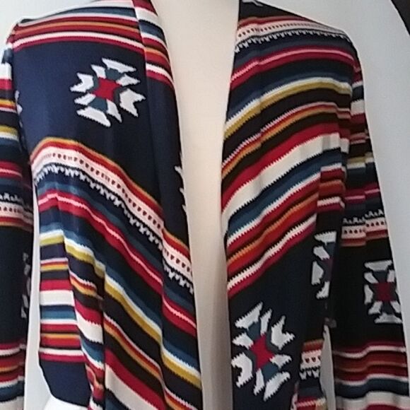 Aztec Native Sweater Jacket Cardigan - Picture 2 of 9